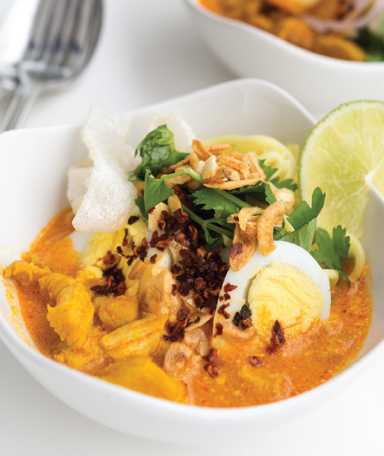 A filling, curry-like soup from Myanmar Restaurant in Falls Church (Photography by Rey Lopez)