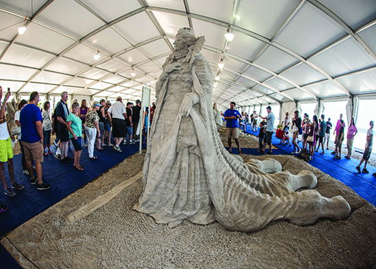 The International Sandsculpting Championship at Boardwalk Weekend