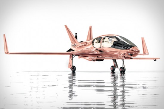 Cobalt Valkyrie-X Rose Gold Private Jet
