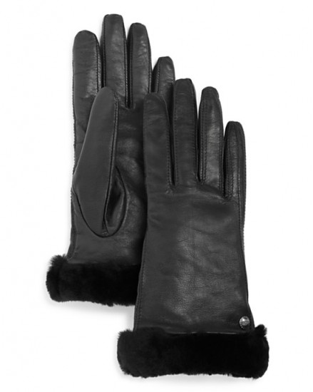 UGG Classic Leather Tech Gloves / photo courtesy of Bloomingdale's